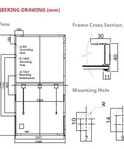 Alternative view of Tấm pin năng lượng mặt trời Canadian Poly CS3W-405P