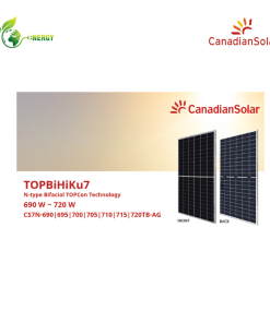 Tấm pin năng lượng mặt trời Canadian TopBiHiKu7 CS7N-685TB-AG /690/695/700/705/710/715TB-AG (New)
