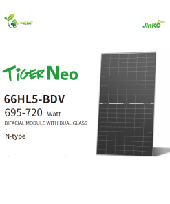 Tấm pin năng lượng mặt trời Jinko Solar Tiger Neo 695-720Wp/ Pin N-Type (JKM695-720N-66HL5-BDV)